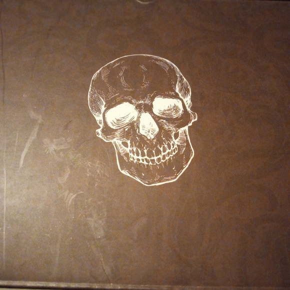 🆕 Godinger Whiskey Globe Skull Decanter Vertex Crystal Glass & Wood New In Box - Picture 3 of 10